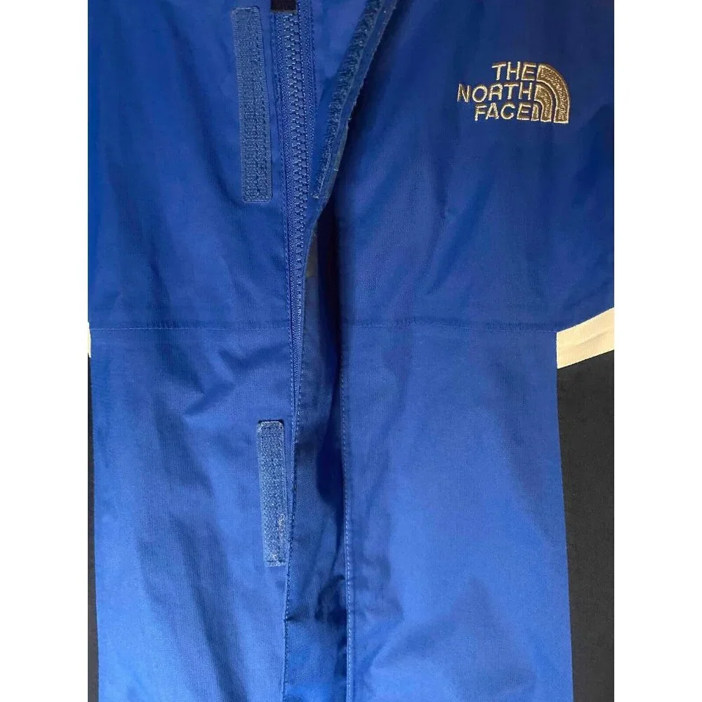 North Face Boys XL (18/20) Blue Interchange Windbreaker Full Zip Jacket Hoodie